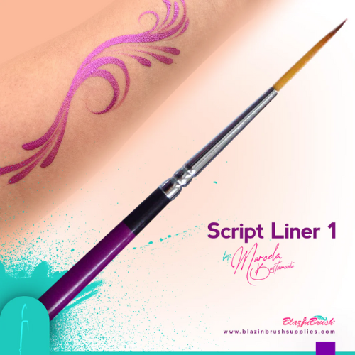 BLAZIN BRUSH - Liner pensel - Script Liner #1 - Billede 2